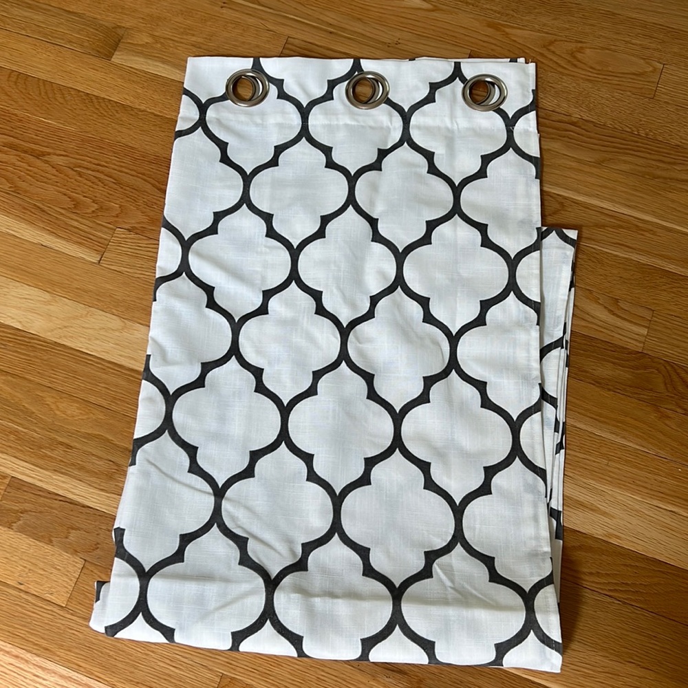 Four curtain panels